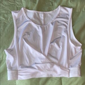 Fabletics White Athletic Top